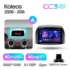 Штатная магнитола Teyes CC3 6+128 Gb Renault Koleos 2008 - 2016 (A) 9