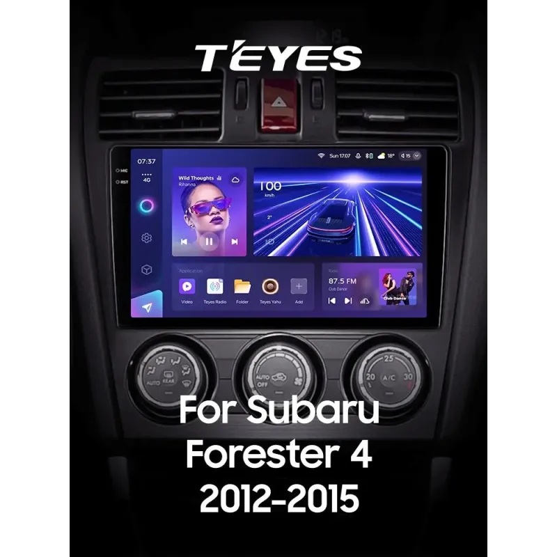 Штатная магнитола Teyes CC3 6+128 Gb Subaru Forester 4 SJ 2012-2015 (B) 9