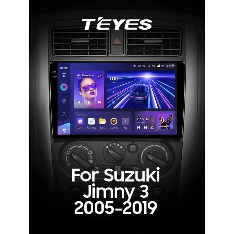 Штатная магнитола Teyes CC3 6+128 Gb Suzuki Jimny 3 2005-2019 9