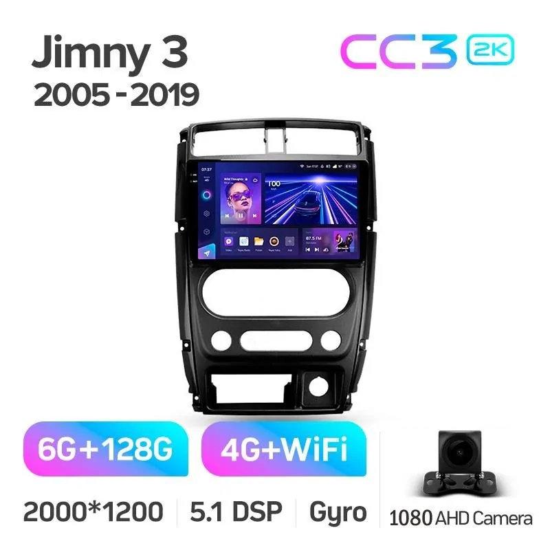 Штатная магнитола Teyes CC3 6+128 Gb Suzuki Jimny 3 2005-2019 9