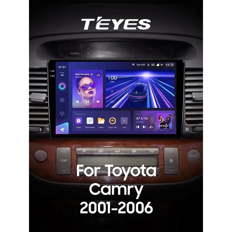 Штатная магнитола Teyes CC3 4+64 Gb Toyota Camry 5 XV 30 2001-2006-A 9