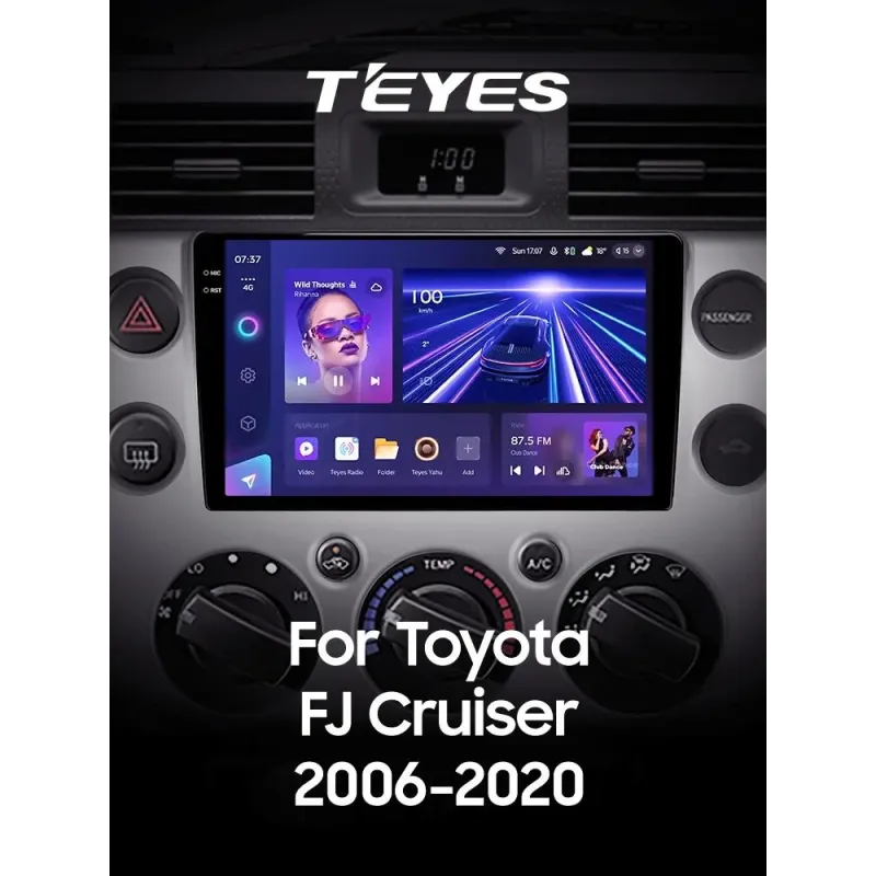 Штатная магнитола Teyes CC3 4+64 Gb Toyota FJ Cruiser J15 2006-2020 (F1) 9
