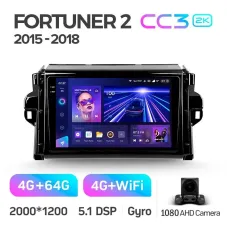 Штатная магнитола Teyes CC3 4+64 Gb Toyota Fortuner 2 2015-2018 9