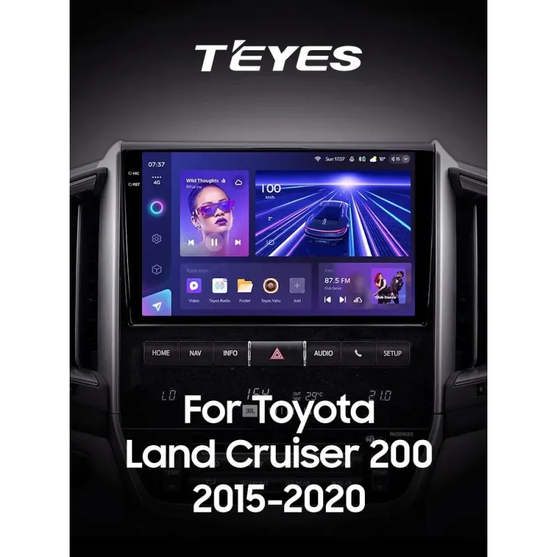 Штатная магнитола Teyes CC3 4+64 Gb Toyota Land Cruiser 200 11 2015-2020 9