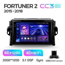Штатная магнитола Teyes CC3 6+128 Gb Toyota Fortuner 2 2015-2018 9