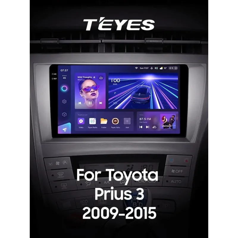 Штатная магнитола Teyes CC3 4+64 Gb Toyota Prius XW30 2009-2015 9