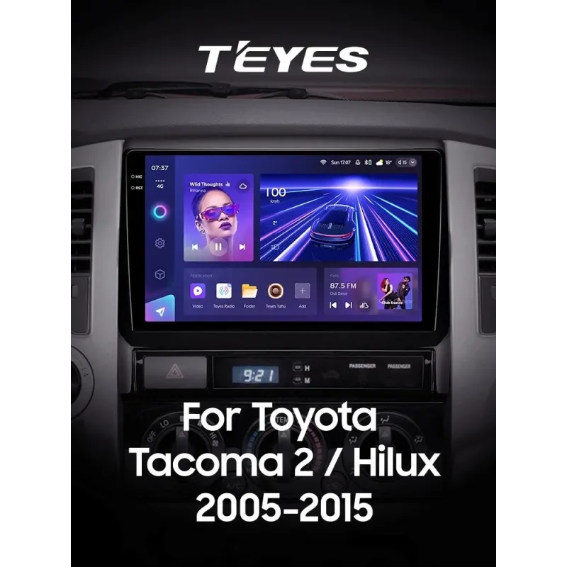 Штатная магнитола Teyes CC3 6+128 Gb Toyota Tacoma 2 N200 Hilux 2005-2015 9