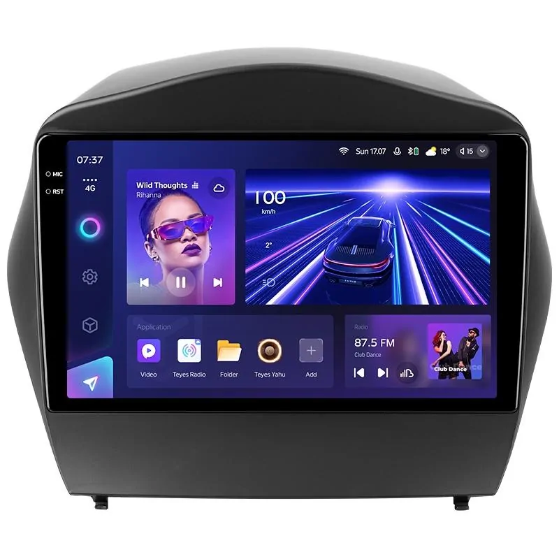 Штатная магнитола Teyes CC3 6+128 Gb с круговым обзором 360 Hyundai Tucson 2 LM IX35 2009-2015 (AB) 9
