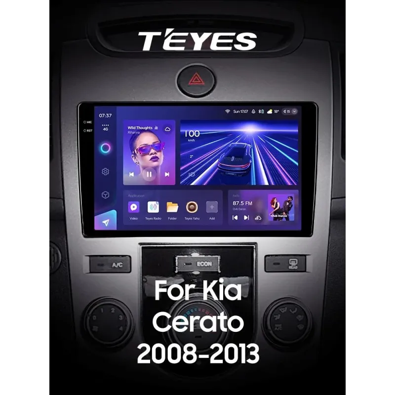 Штатная магнитола Teyes CC3 6+128 Gb с круговым обзором 360 KIA Cerato 2 TD 2008-2013 (F1) 9