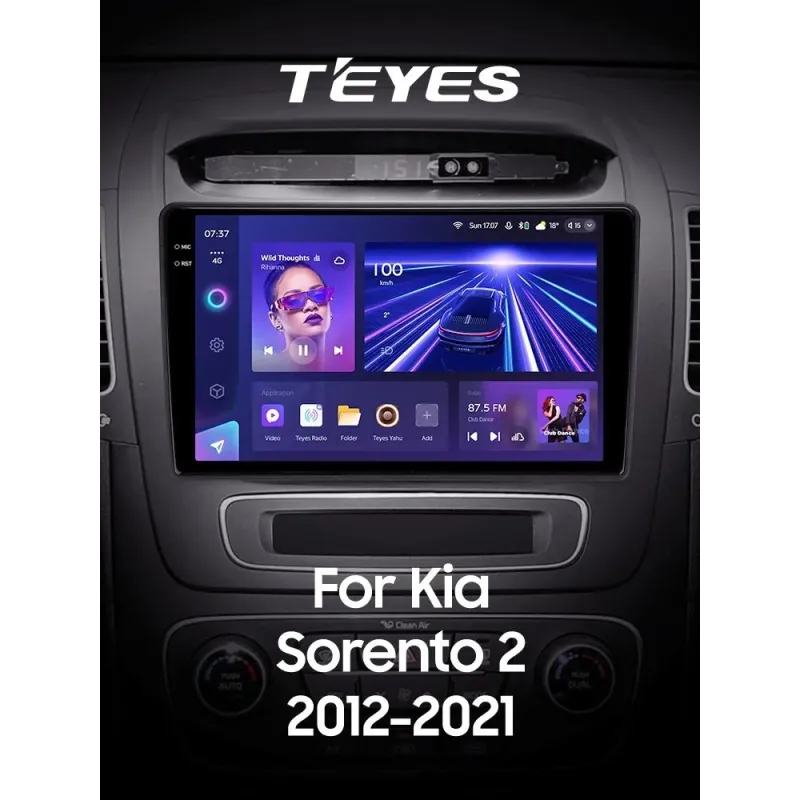 Штатная магнитола Teyes CC3 6+128 Gb с круговым обзором 360 KIA Sorento 2 II XM 2012 - 2021 (F1) 9
