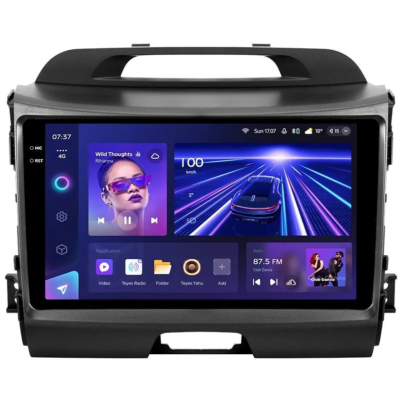 Штатная магнитола Teyes CC3 6+128 Gb с круговым обзором 360 KIA Sportage 3 SL 2010-2016 (B) 9