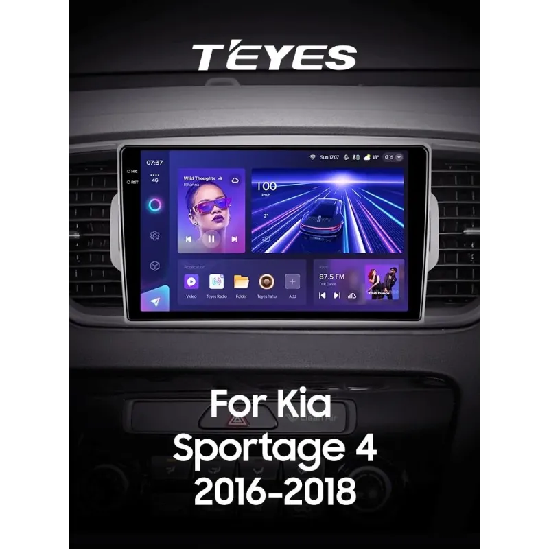 Штатная магнитола Teyes CC3 6+128 Gb с круговым обзором 360 KIA Sportage 4 QL 2016-2018 (B) 9