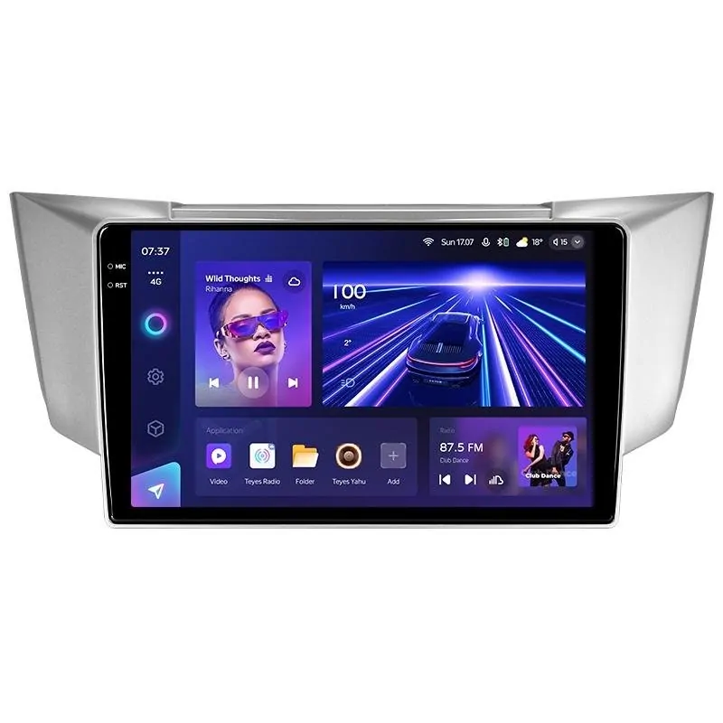 Штатная магнитола Teyes CC3 6+128 Gb с круговым обзором 360 Lexus RX300 RX330 RX350 RX400H Toyota harrier 2003-2009 9