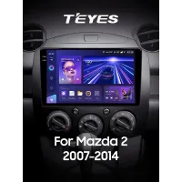 Штатная магнитола Teyes CC3 6+128 Gb с круговым обзором 360 Mazda 2 DE 2007-2014 9