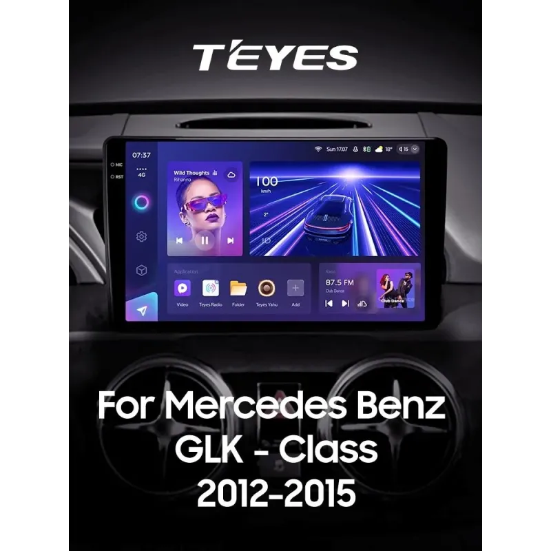 Штатная магнитола Teyes CC3 6+128 Gb с круговым обзором 360 Mercedes-Benz GLK-Class X204 2012 - 2015 9