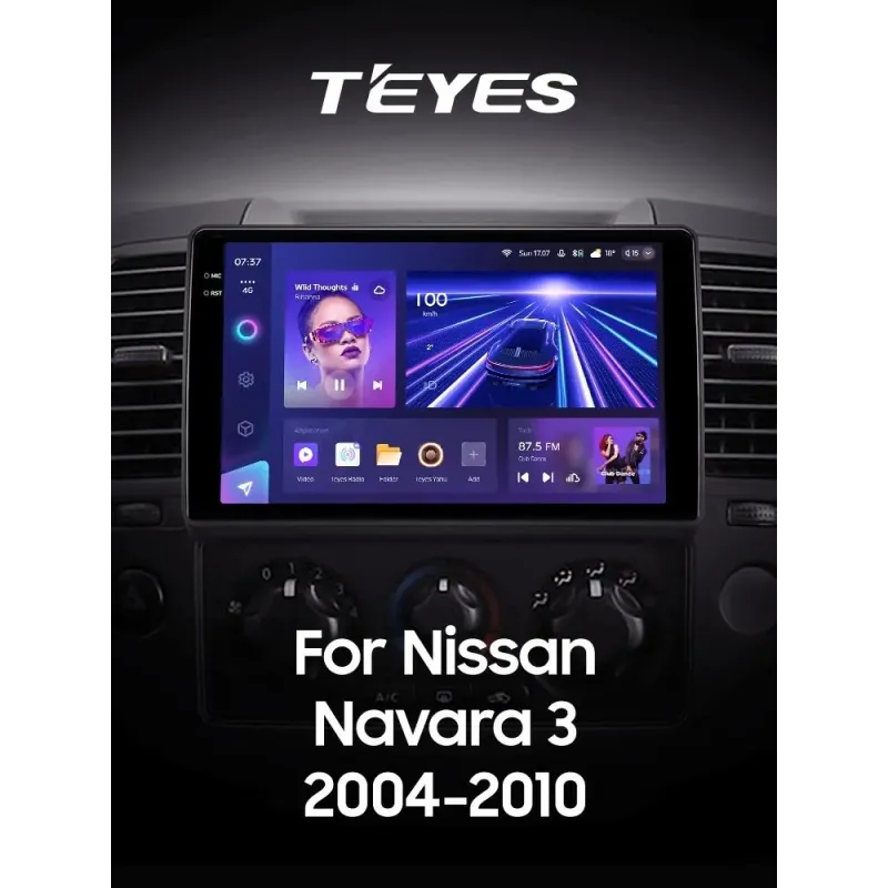 Штатная магнитола Teyes CC3 6+128 Gb с круговым обзором 360 Nissan Navara 3 D40 2004-2010 (F2) 9