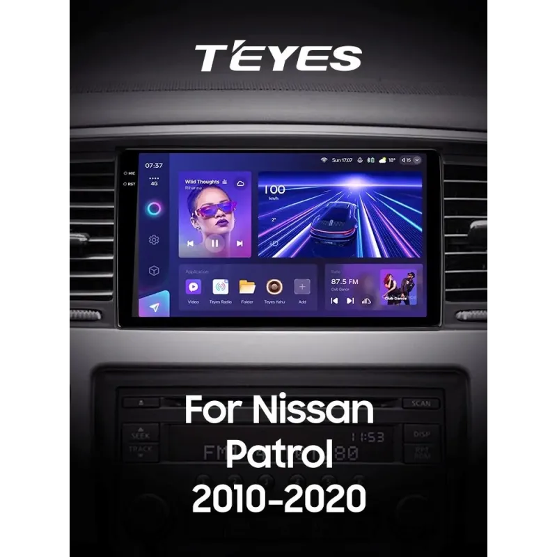 Штатная магнитола Teyes CC3 6+128 Gb с круговым обзором 360 Nissan Patrol 6 VI Y62 2010-2020 (F1) 9