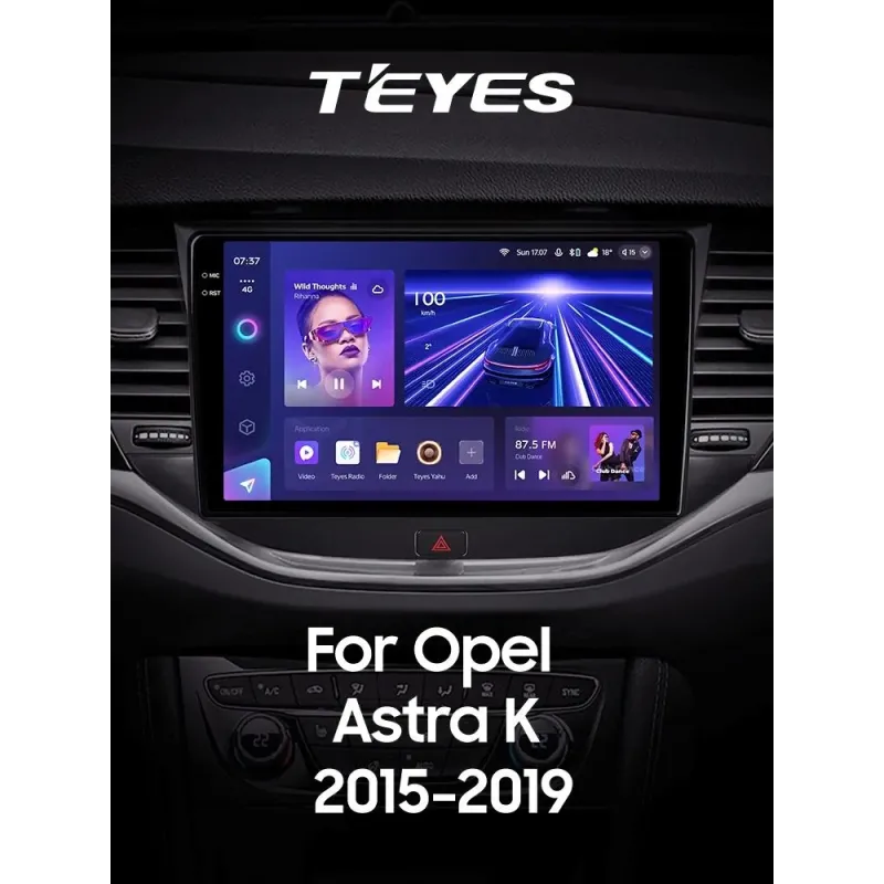 Штатная магнитола Teyes CC3 6+128 Gb с круговым обзором 360 Opel Astra K 2015-2022 (A) 9