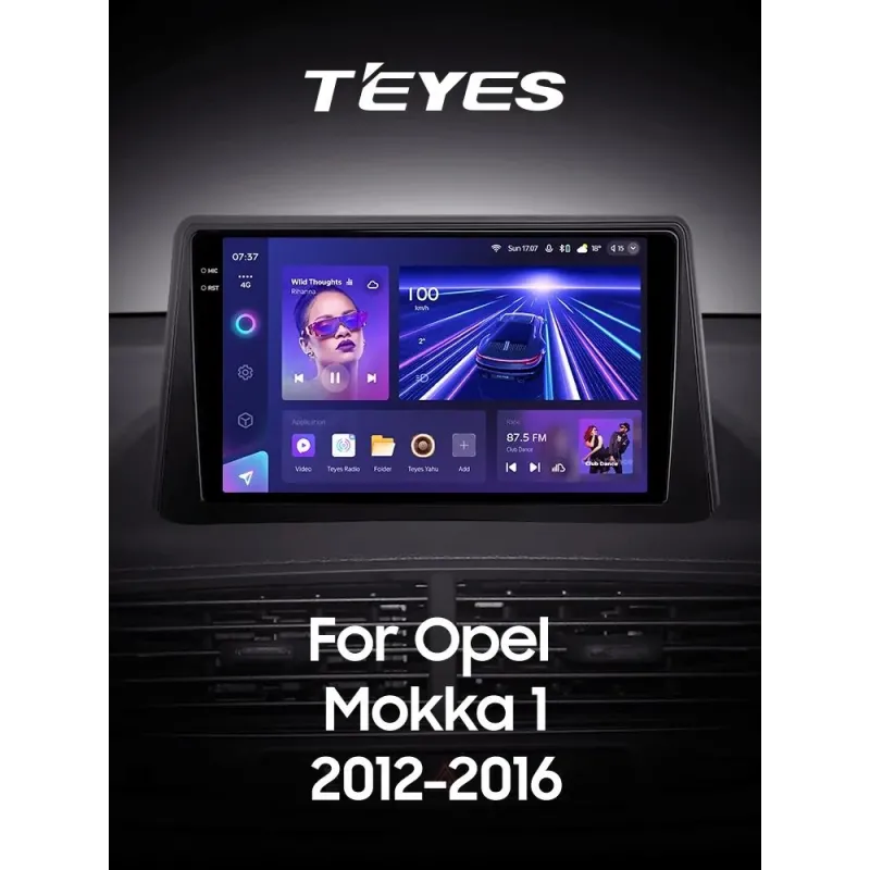 Штатная магнитола Teyes CC3 6+128 Gb с круговым обзором 360 Opel Mokka 1 2012-2016 9