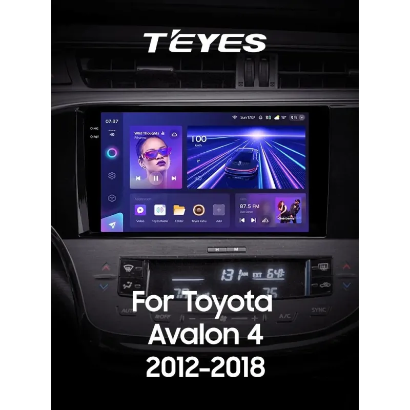 Штатная магнитола Teyes CC3 6+128 Gb с круговым обзором 360 Toyota Avalon 4 IV XX40 2012 - 2018 9
