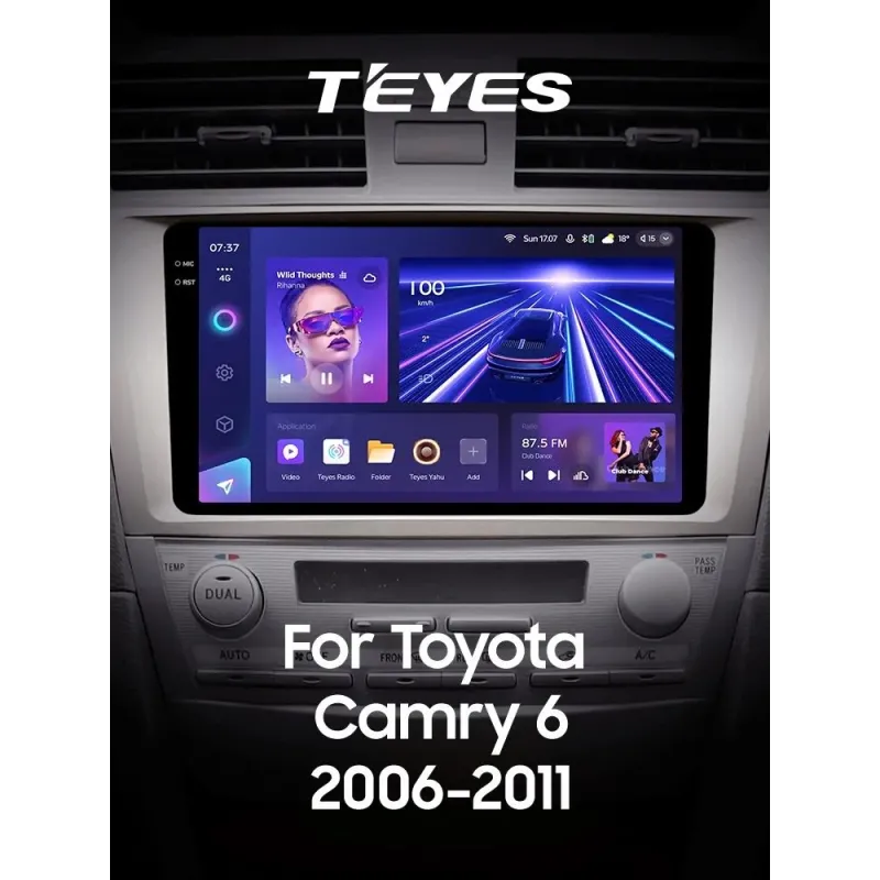 Штатная магнитола Teyes CC3 6+128 Gb с круговым обзором 360 Toyota Camry 6 XV 40 50 2006-2011 (F1) 9