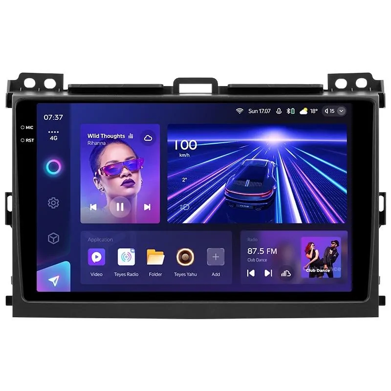 Штатная магнитола Teyes CC3 6+128 Gb с круговым обзором 360 Toyota Land Cruiser Prado 120 3 III For Lexus GX470 GX 470 J120 2002-2009…