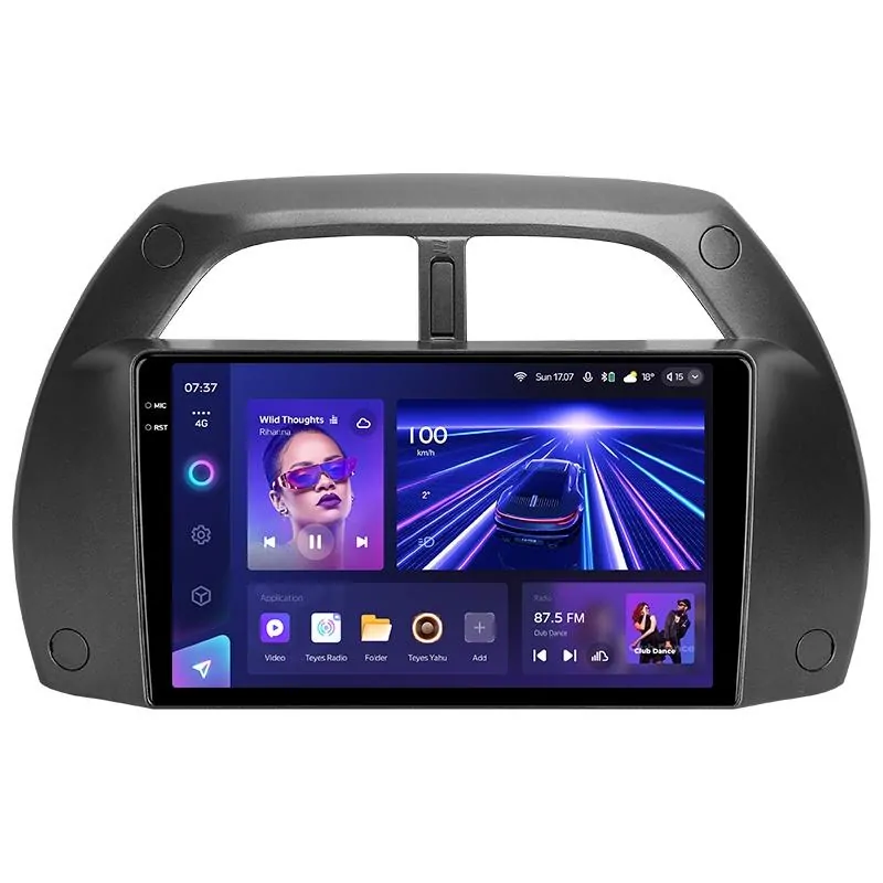 Штатная магнитола Teyes CC3 6+128 Gb с круговым обзором 360 Toyota RAV4 2 CA20 CA20W XA20 2000 - 2003 (F3) 9