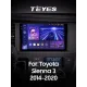 Штатная магнитола Teyes CC3 6+128 Gb с круговым обзором 360 Toyota Sienna 3 XL30 2014 - 2020 9