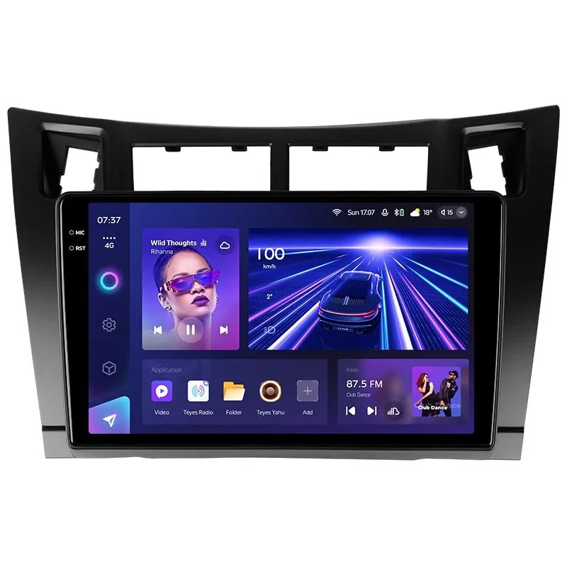 Штатная магнитола Teyes CC3 6+128 Gb с круговым обзором 360 Toyota Yaris XP90 2005-2012 (F1) 9