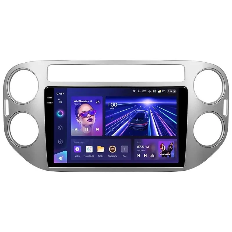 Штатная магнитола Teyes CC3 6+128 Gb с круговым обзором 360 Volkswagen Tiguan 1 NF 2006-2017 (F2) 9