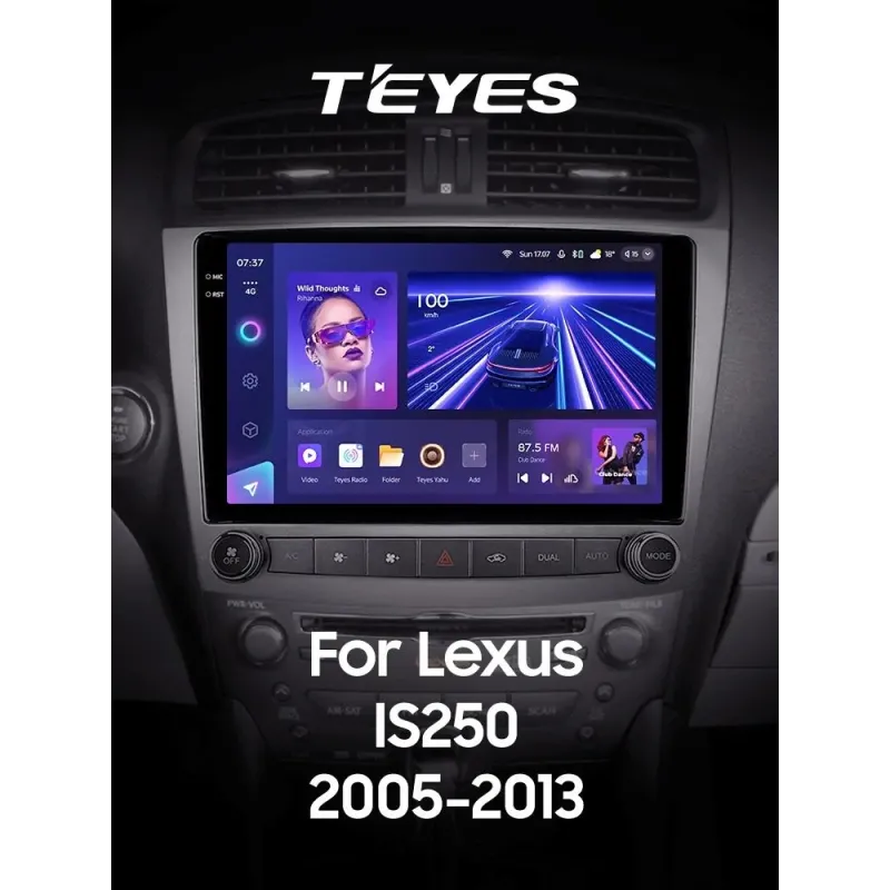 Штатная магнитола Teyes CC3 6+128 Gb с круговым обзором 360 Lexus IS250 XE20 (Lp) 2005-2013 10