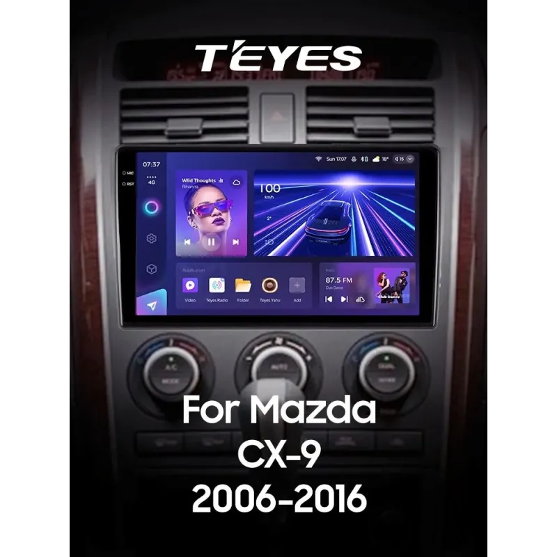 Штатная магнитола Teyes CC3 6+128 Gb с круговым обзором 360 Mazda CX-9 TB 2006-2016 10
