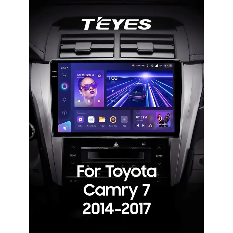 Штатная магнитола Teyes CC3 6+128 Gb с круговым обзором 360 Toyota Camry 7 XV 50 55 2014-2017 (A) 10