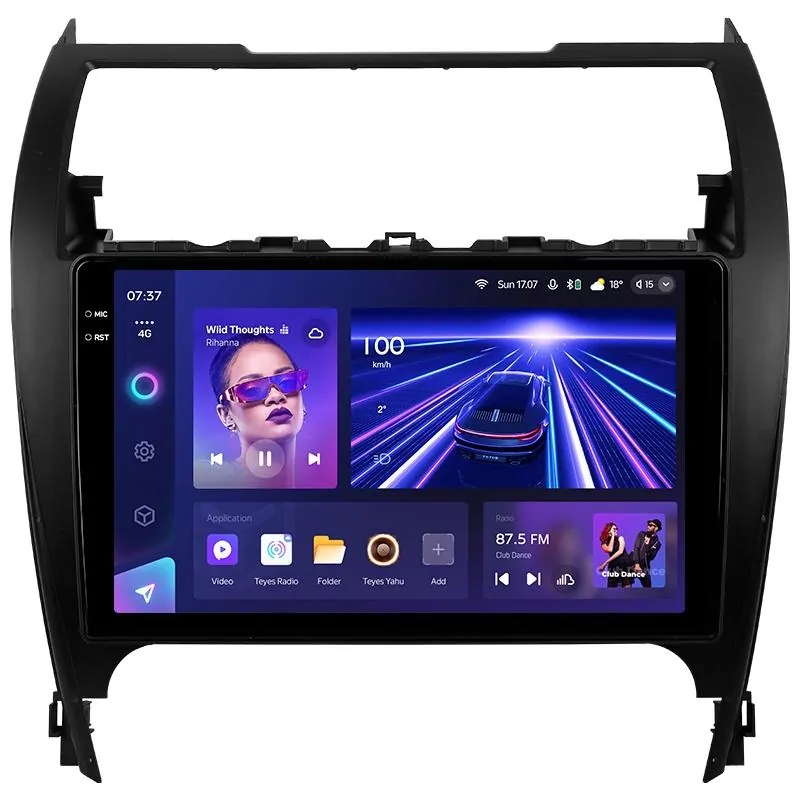 Штатная магнитола Teyes CC3 6+128 Gb с круговым обзором 360 Toyota Camry 7 XV 50 55 Middle East 2012-2014 10