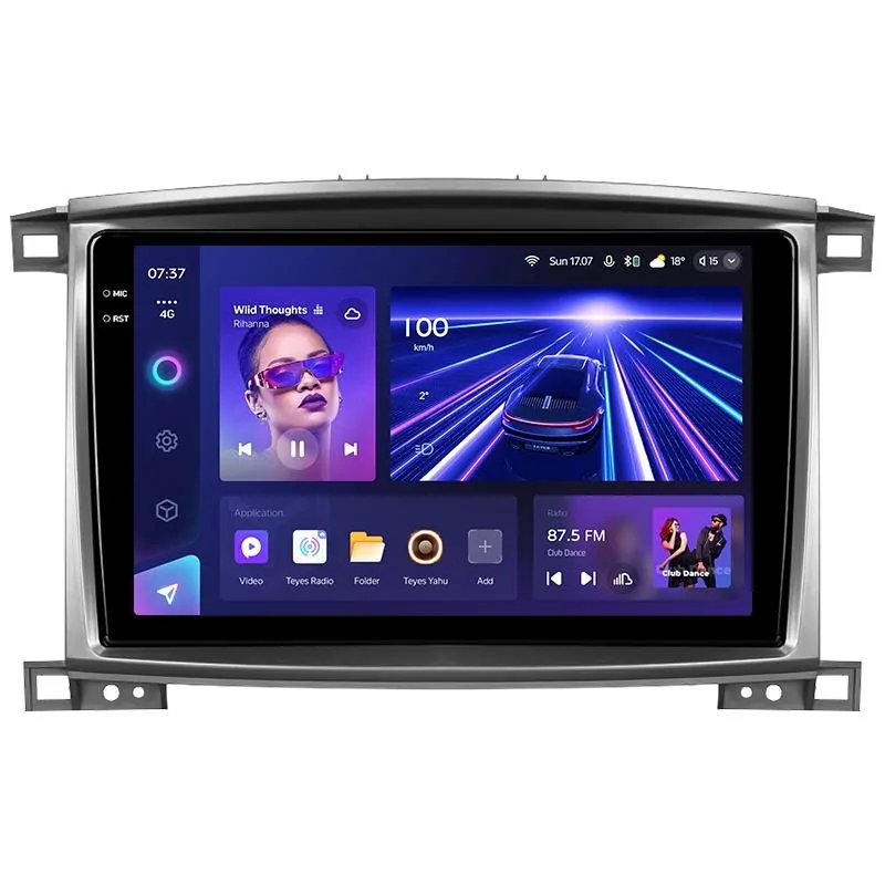 Штатная магнитола Teyes CC3 6+128 Gb с круговым обзором 360 Toyota Land Cruiser LC 100-B 2002-2007 (B) 10