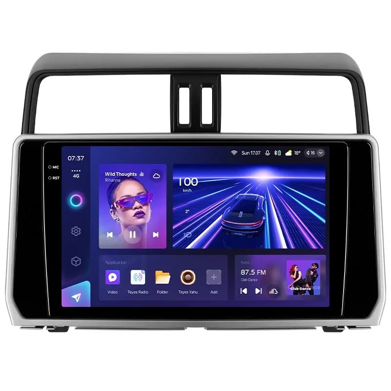 Штатная магнитола Teyes CC3 6+128 Gb с круговым обзором 360 Toyota Land Cruiser Prado 150 2018-2020 10