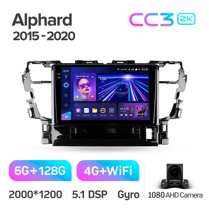 Штатная магнитола Teyes CC3 6+128 Gb Toyota Alphard H30 2015-2020 10