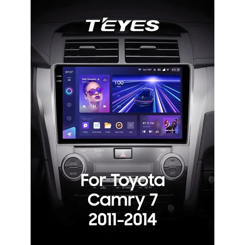 Штатная магнитола Teyes CC3 6+128 Gb Toyota Camry 7 XV 50 55 2011-2014 (A) 10