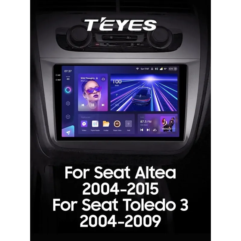 Штатная магнитола Teyes CC3 6+128 Gb Seat Altea 5P (Left hand drive) 2004-2015 9