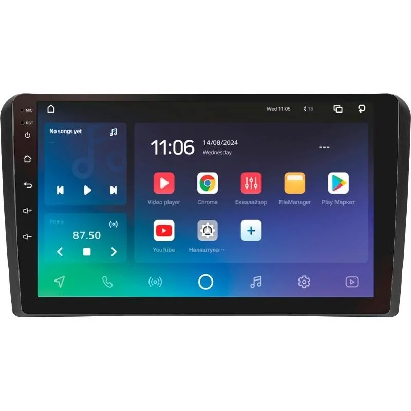 Штатная магнитола Sigma X9464 Android 10 4+64 Gb 4G DSP Audi A3 2 8P 2003-2013 S3 2 2006-2012 RS3 1 2011-2012 9