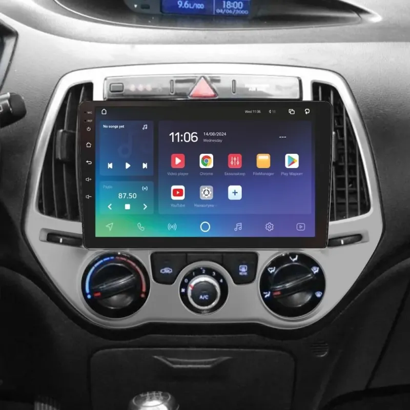 Штатная магнитола Sigma X9464 Android 10 4+64 Gb 4G DSP Hyundai i20 2 2012-2014 9