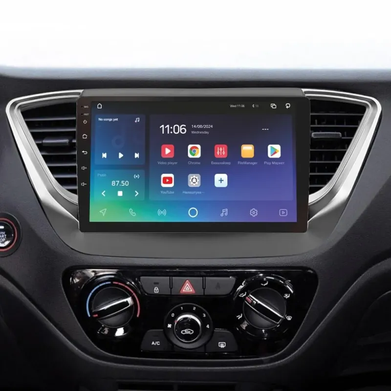 Штатная магнитола Sigma X9464 Android 10 4+64 Gb 4G DSP Hyundai Solaris 2 2017-2020 (B) 9