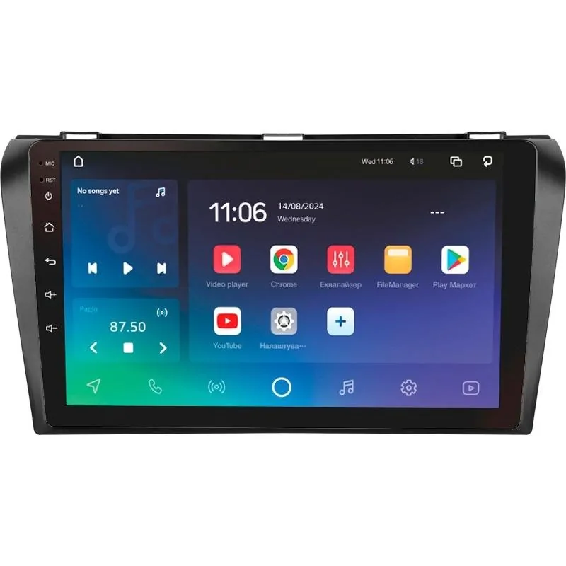 Штатная магнитола Sigma X9464 Android 10 4+64 Gb 4G DSP Mazda 3 1 BK 2003-2009 9