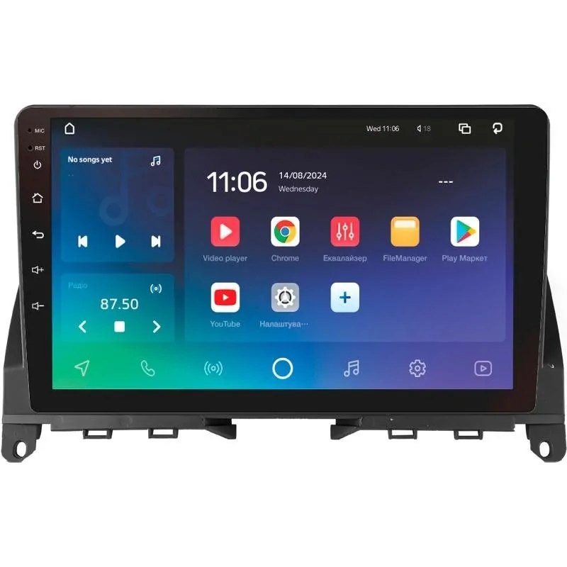 Штатная магнитола Sigma X9464 Android 10 4+64 Gb 4G DSP Mercedes Benz C Class 3 W204 S204 2006-2011 9