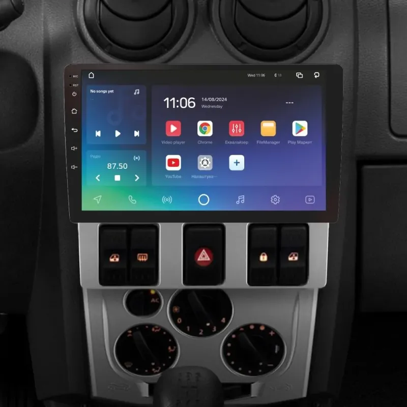 Штатная магнитола Sigma X9464 Android 10 4+64 Gb 4G DSP Renault Logan 1 2004-2009 9