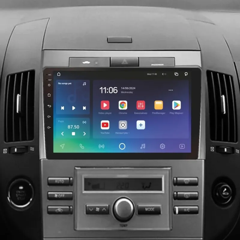 Штатная магнитола Sigma X9464 Android 10 4+64 Gb 4G DSP Toyota Corolla Verso AR10 2004 - 2009 (F2) 9