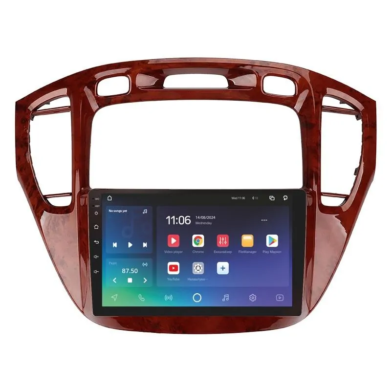 Штатная магнитола Sigma X9464 Android 10 4+64 Gb 4G DSP Toyota Highlander 1 XU20 2001-2007 9