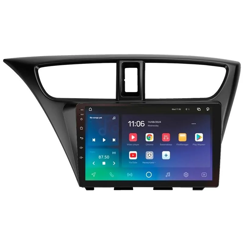 Штатная магнитола Sigma X9464 Android 10 4+64 Gb 4G DSP Honda Civic 9 FK FB 2012-2017 9