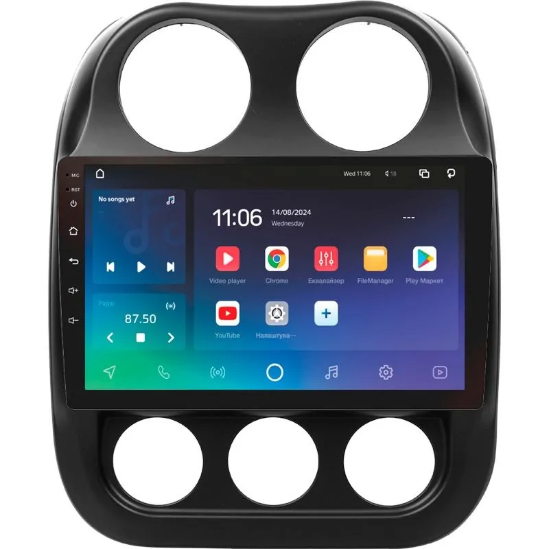 Штатная магнитола Sigma X10464 Android 10 4+64 Gb 4G DSP Jeep Compass 1 MK 2009-2015 10