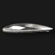 Стекло фары Porsche Panamera 970 (2009-2013) prelift (left) black (grey)
